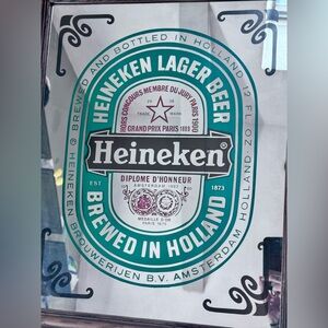 Marsel vintage mirror with wooden frame